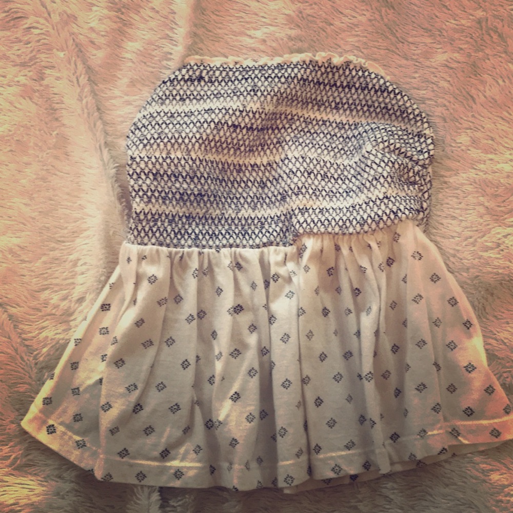 Summer strapless top!